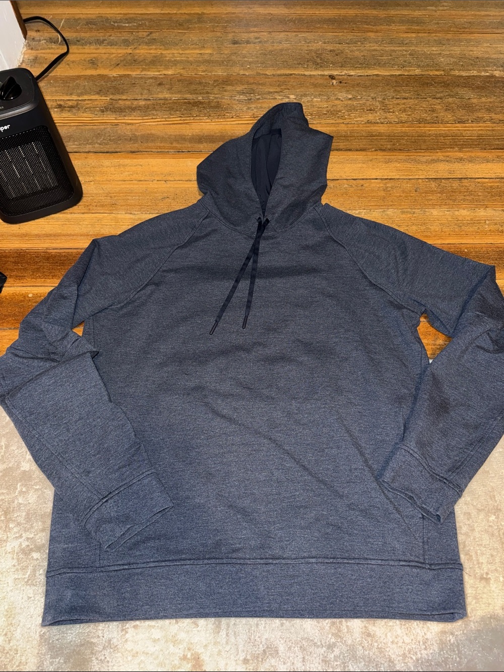 lululemon athletica Men's Hooded Sweatshirt - Heather Navy